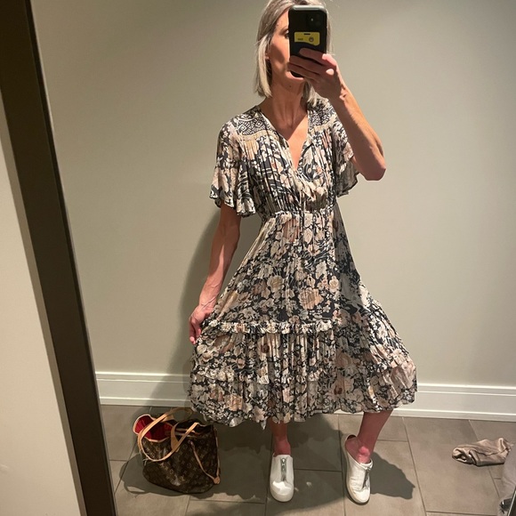 Spell & The Gypsy Amethyst Maxi Dress XXS-in shade Nightshade EEUC - Picture 2 of 15